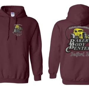 Hot Rod Hoodie - Maroon