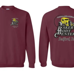 Hot Rod Crewneck - Maroon