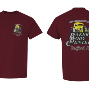 Hot Rod T-Shirt - Maroon
